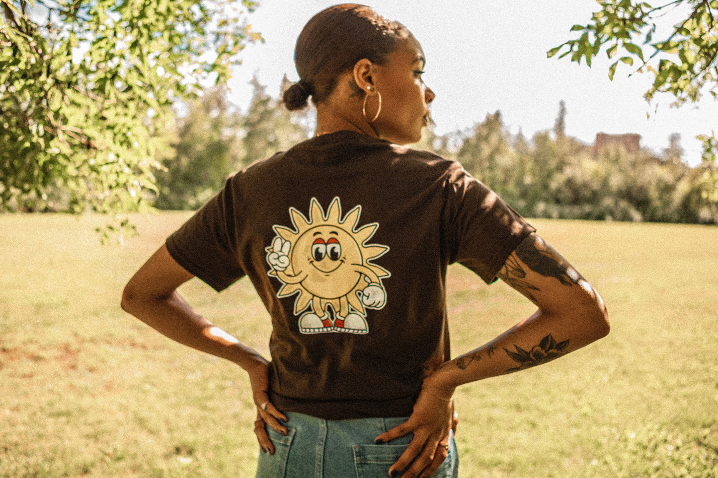 CKUA Sunny T-Shirt - Chocolate Brown