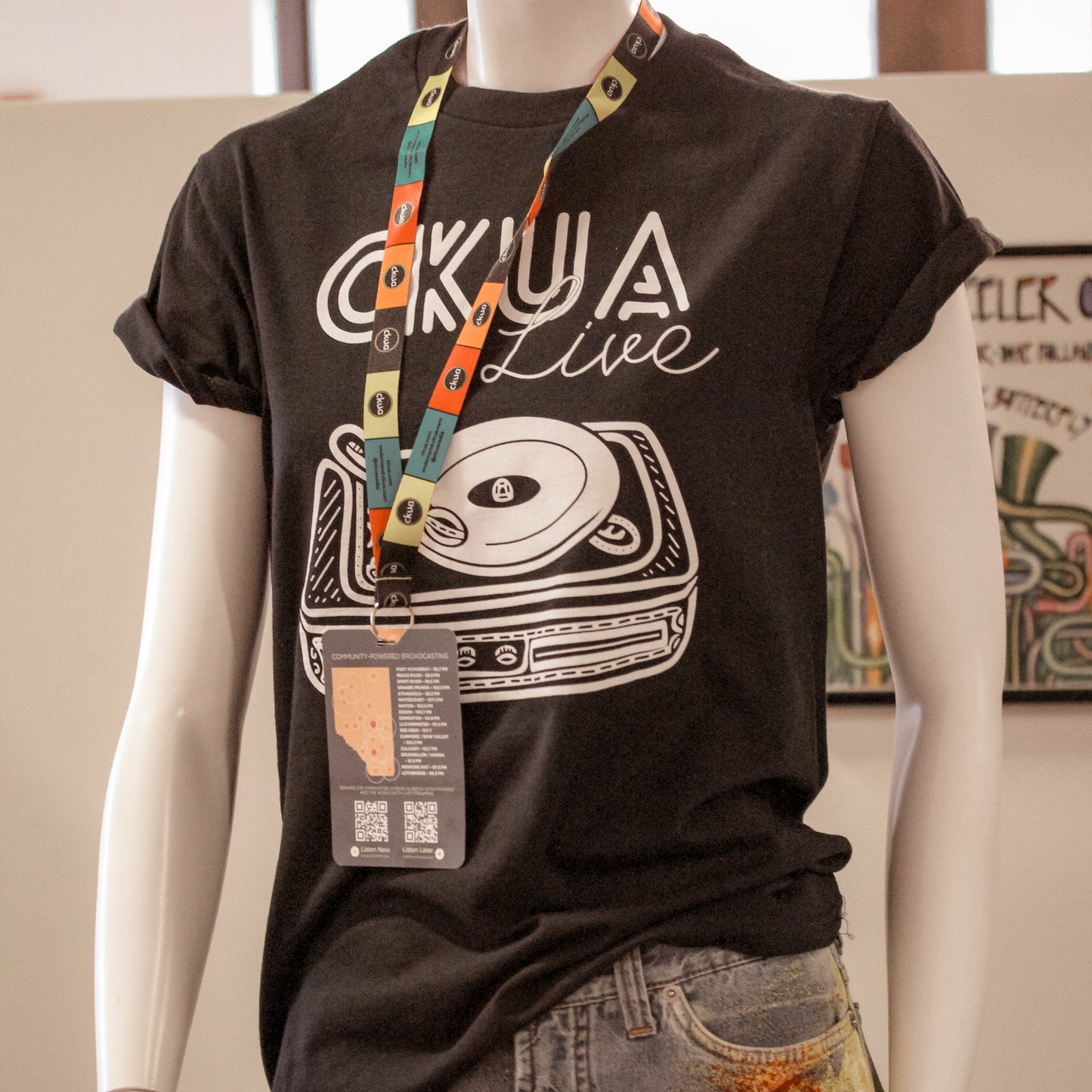 CKUA Live Black Tee Shirt