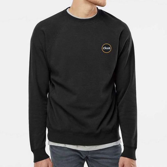 Black Unisex Crewneck with CKUA Badge