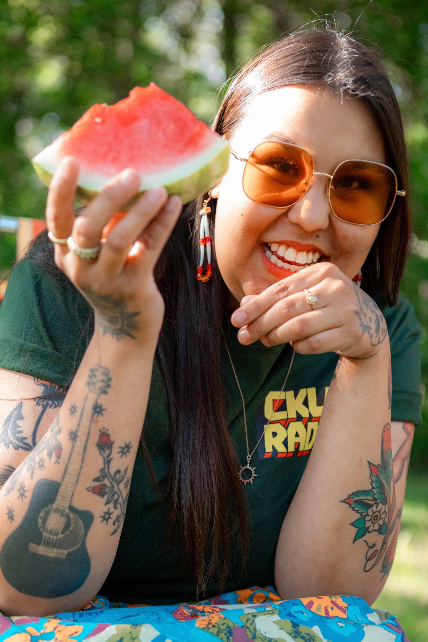 CKUA Sunny T-Shirt - Forest Green