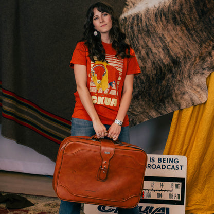 CKUA x Erik M. Grice- Bison Orange Tee- MADE TO ORDER