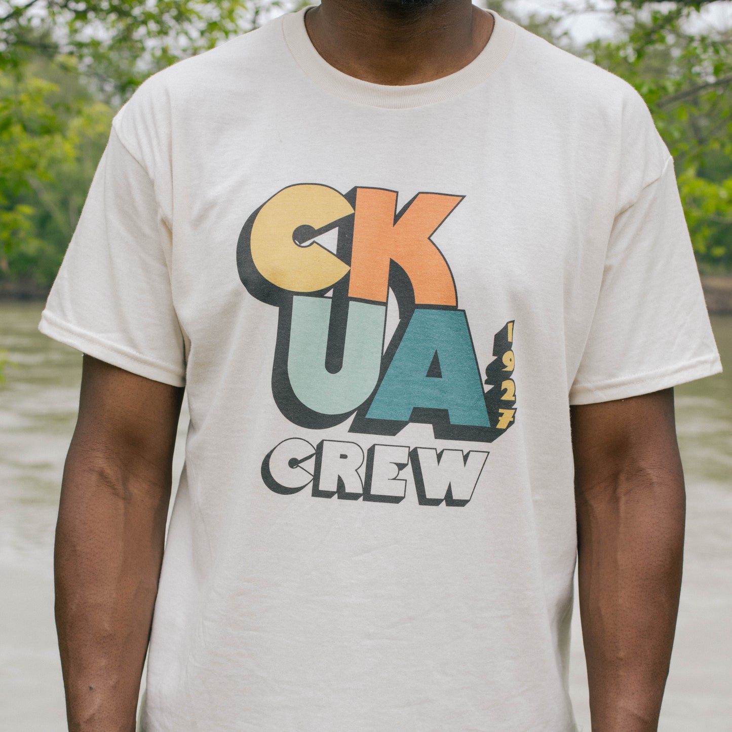 CKUA x Erik M. Grice- CKUA Crew Tee- Double Sided- MADE TO ORDER