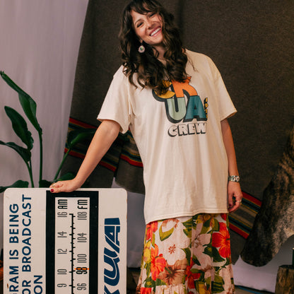 CKUA x Erik M. Grice- CKUA Crew Tee- Double Sided- MADE TO ORDER