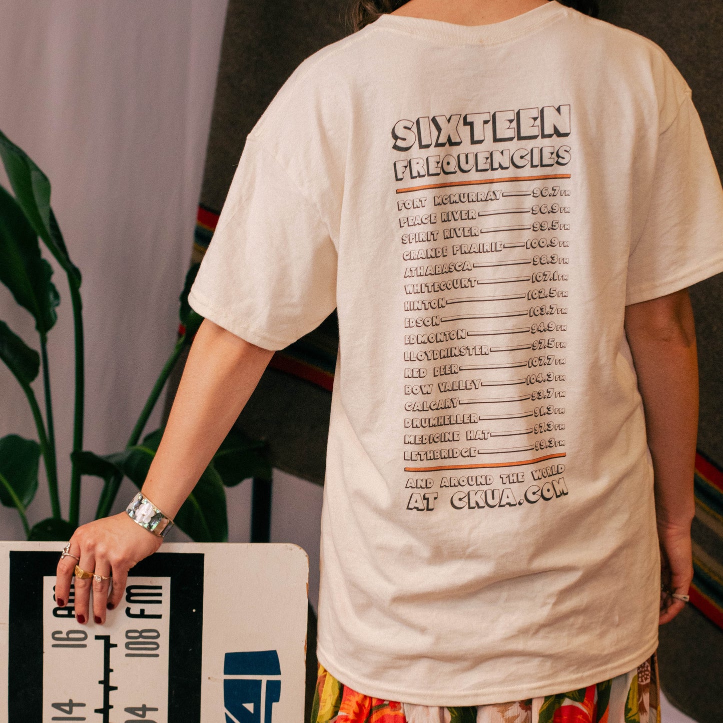 CKUA x Erik M. Grice- CKUA Crew Tee- Double Sided- MADE TO ORDER