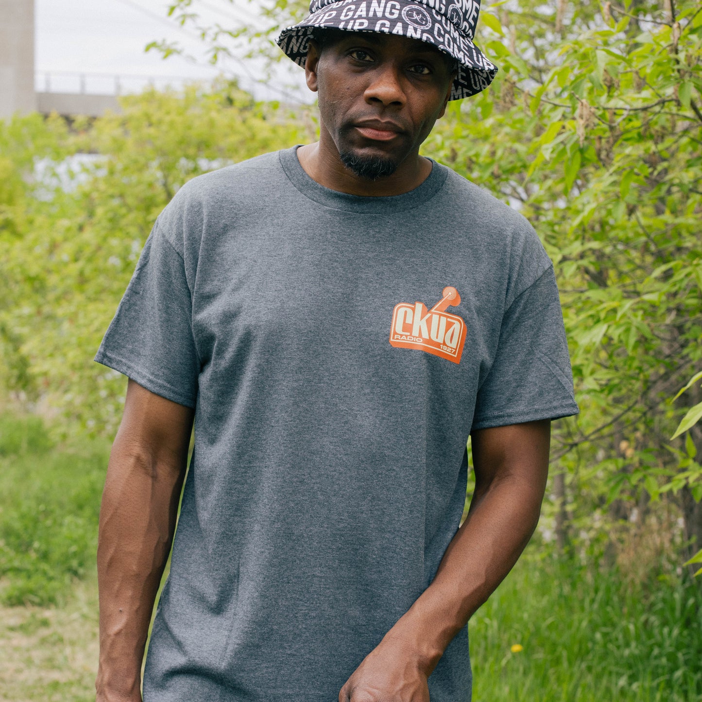 CKUA x Erik M. Grice- Radio Mule Tee- Double Sided- Erik M. Grice Collab- MADE TO ORDER