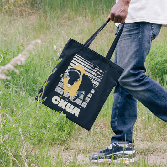 CKUA x Erik M. Grice - Artist Series- Bison Black Tote- MADE TO ORDER